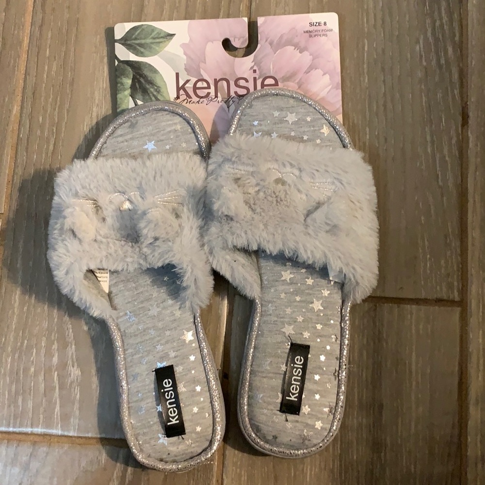 Kensie cat slippers